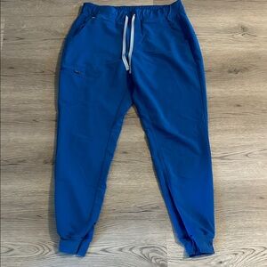 Figs Zamora Jogger Scrub Pants Royal Blue Size Large Tall